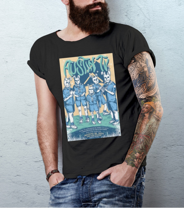 Austin TV La Última Noche Del Mundo San Luis Potosí Estación Wadley Agosto 30 T-Shirt