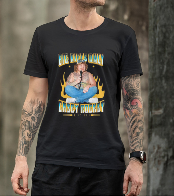 Big Riffs Only Casey Rocket Flame T-Shirt