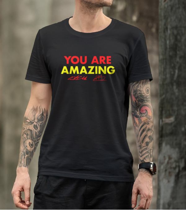 Clark Aliyah Boston You Are Amazing Indiana Fever Signature T-Shirt