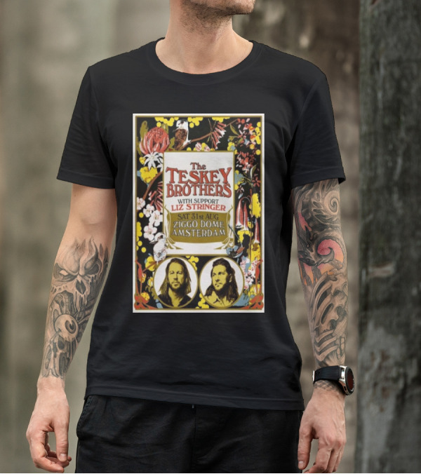The Teskey Brothers With Support Liz Stringer Sat 31st Aug Ziggo Dome Amsterdam T-Shirt
