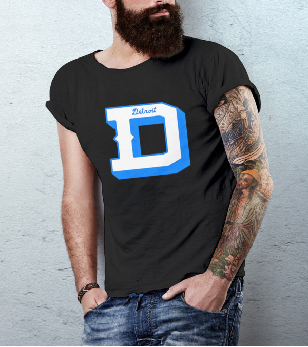 Detroit Lions Football Detroit D T-Shirt