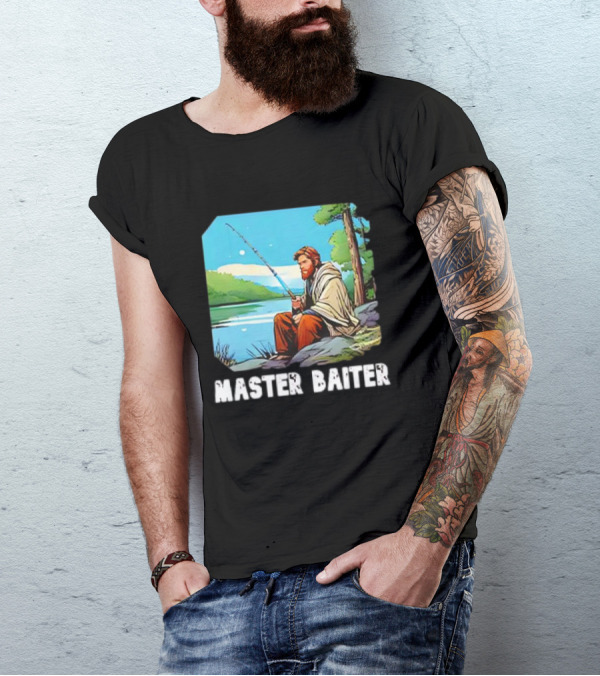 Obi-Wan Kenobi Fishing Master Baiter Forest Scene T-Shirt