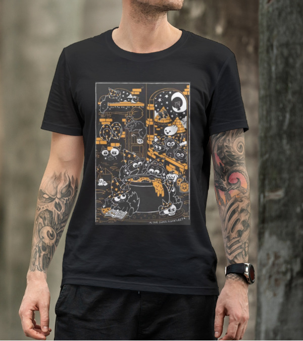 Our Super Adventure Wizard Cats In Magical Potion Room T-Shirt