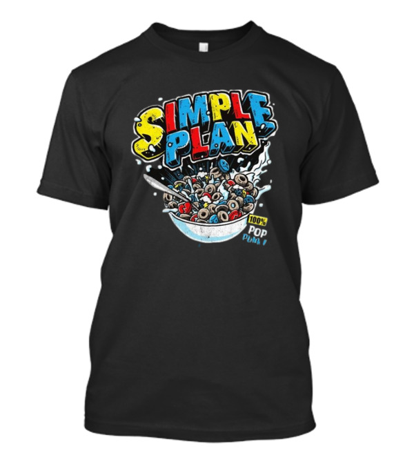 SIMPLE PLAN CEREAL 100% POP PUNK T-Shirt