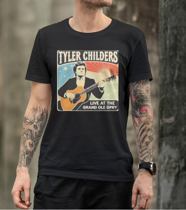 Tyler Childers Live Performance With Guitar At The Grand Ole Opry Iconic Event T-Shirt
