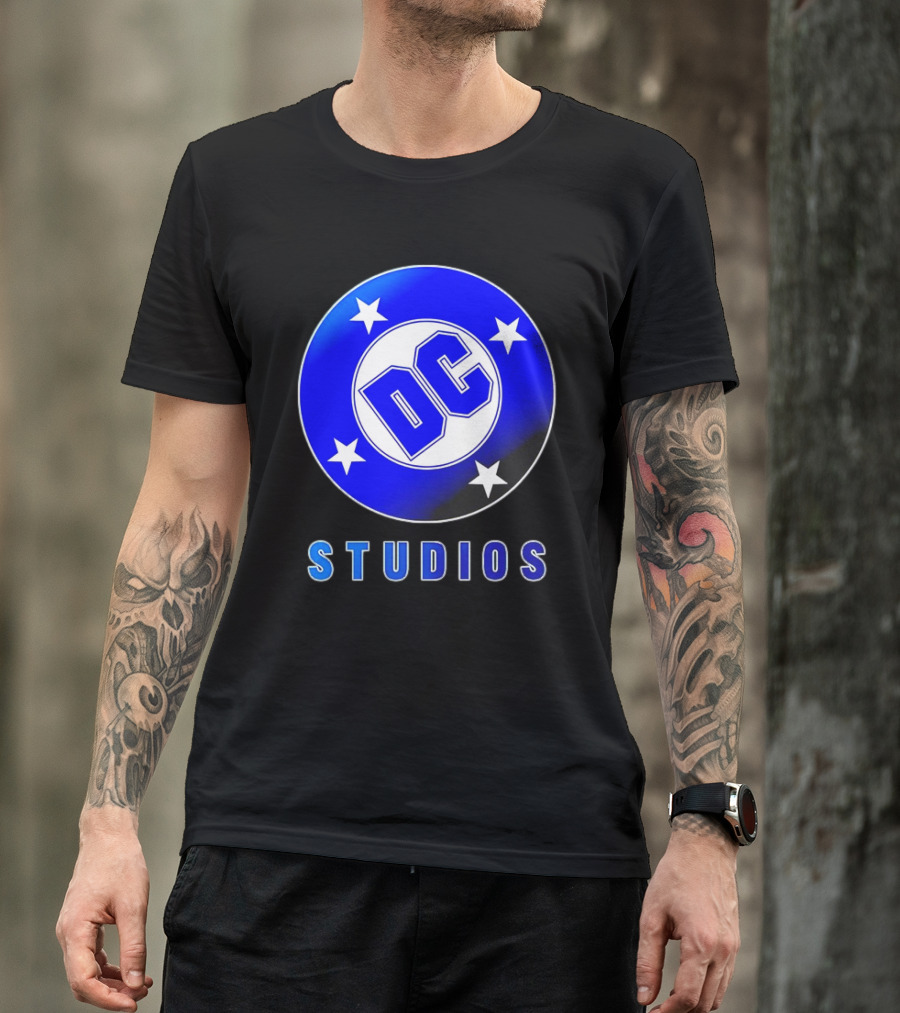James Gunn DC Studios Logo With Stars T-Shirt