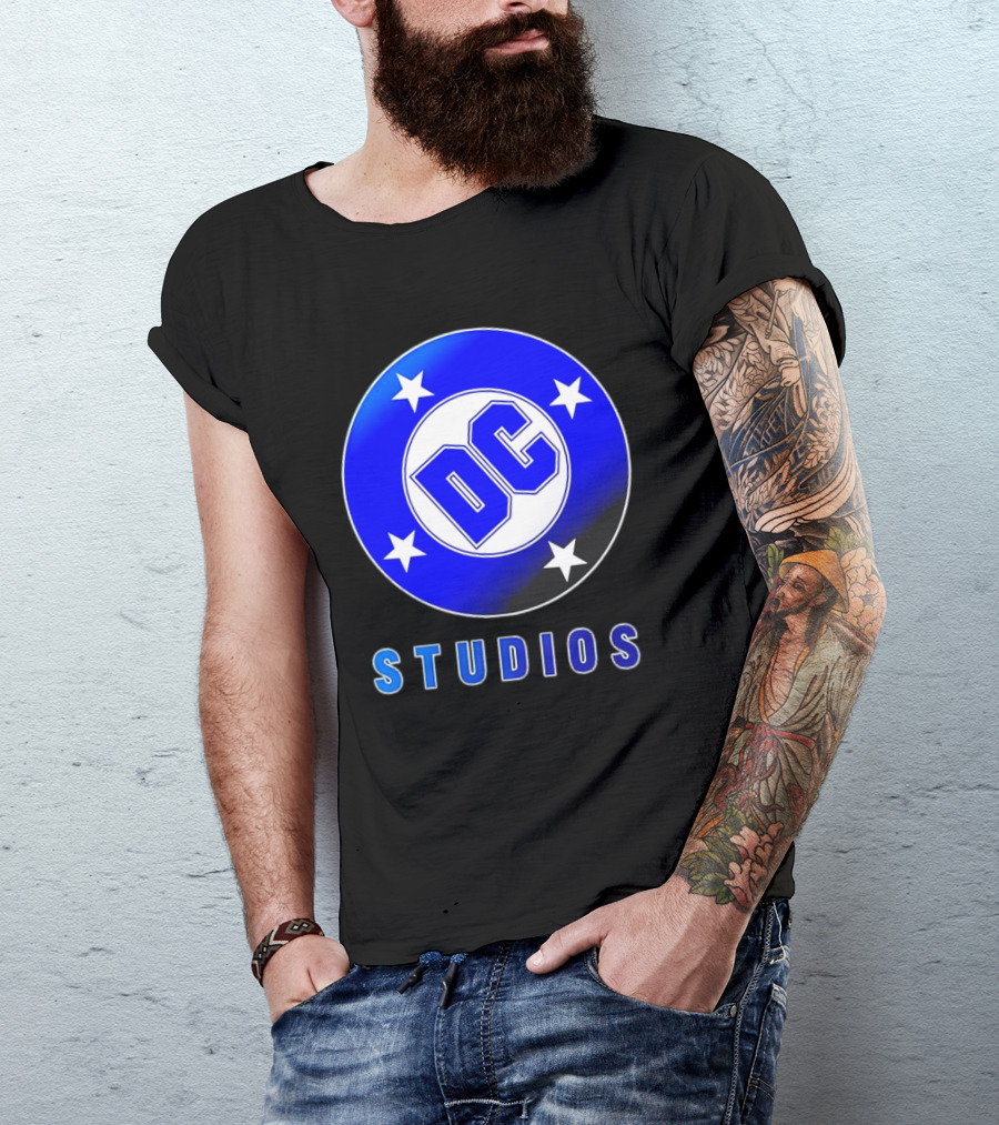James Gunn DC Studios Logo With Stars T-Shirt