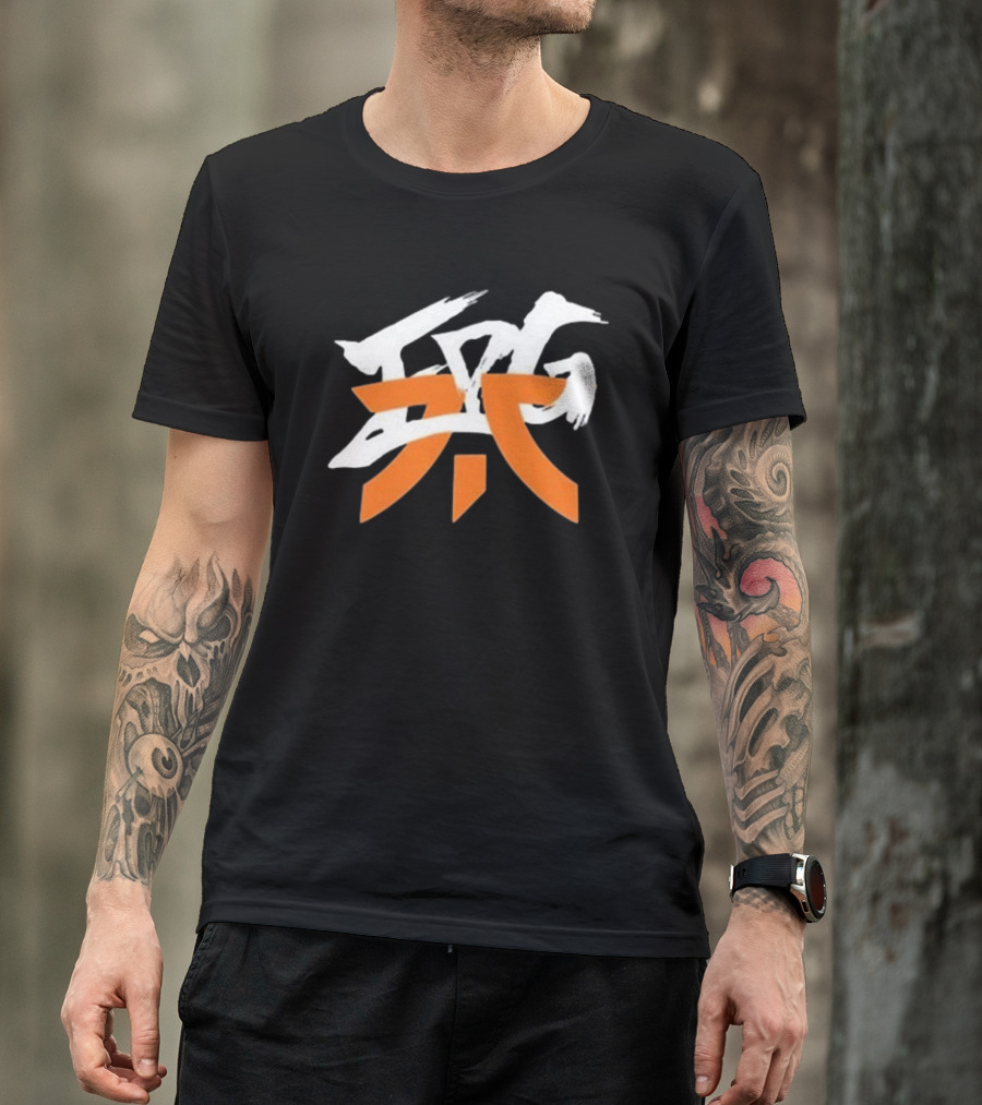 Ash Winder Edg X Fnc Bold Stylized Letters T-Shirt