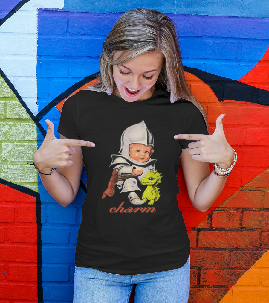 Claire Cottrill Charm Dragon Knight Baby T-Shirt