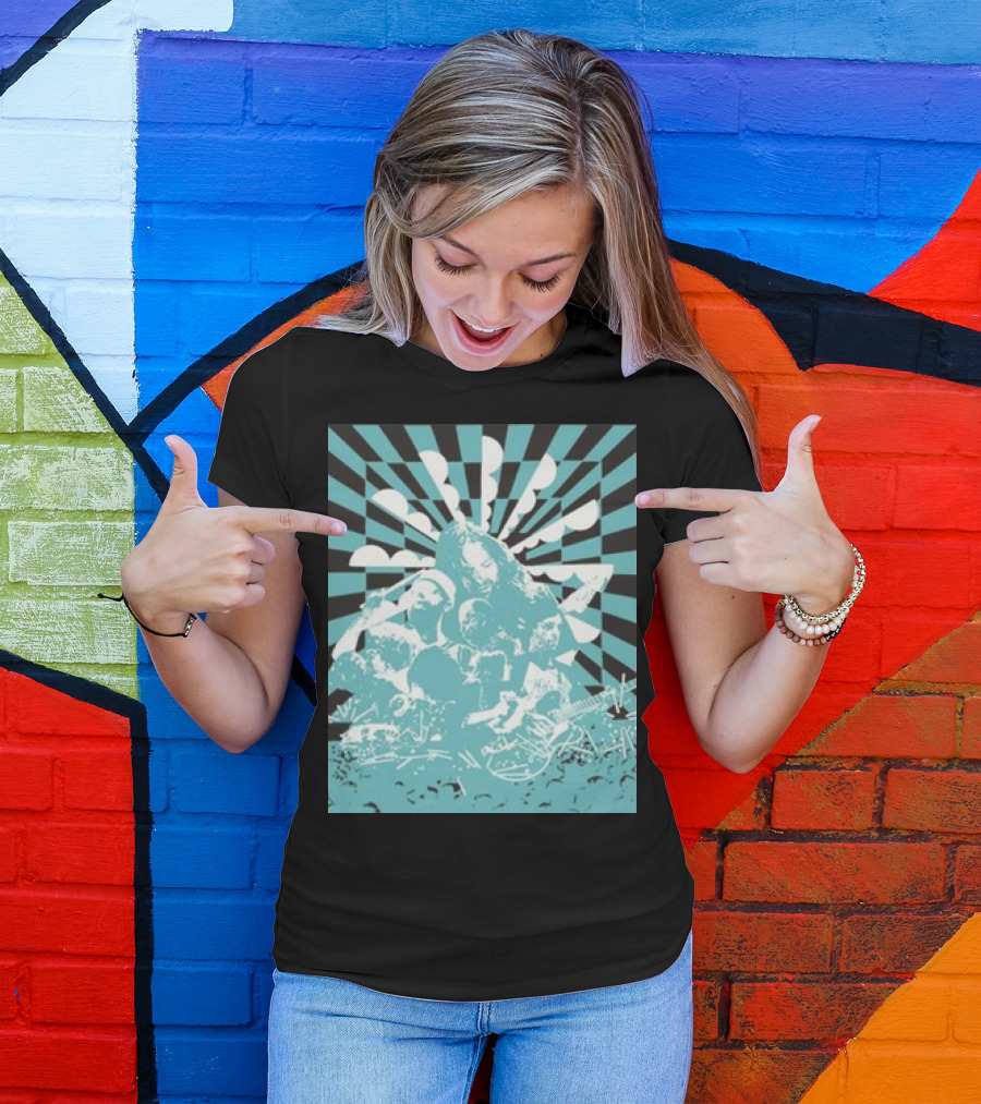 The War On Drugs Optical Collage Sunburst Band Montage T-Shirt