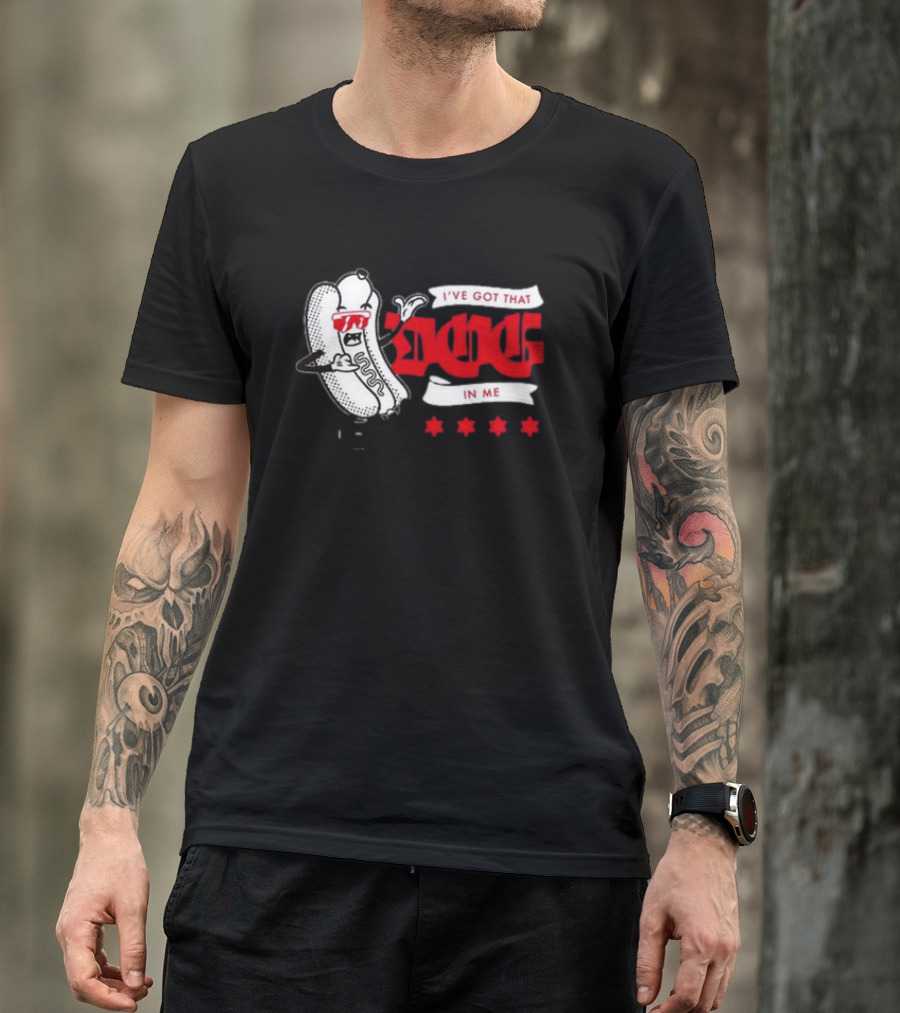 C2E2 I've Got That Dog Hot Dog Character With Stars T-Shirt