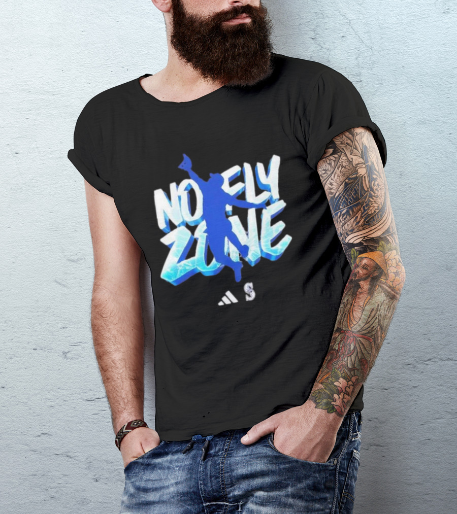 No Fly Zone Julio Rodriguez Mariners Baseball T-Shirt