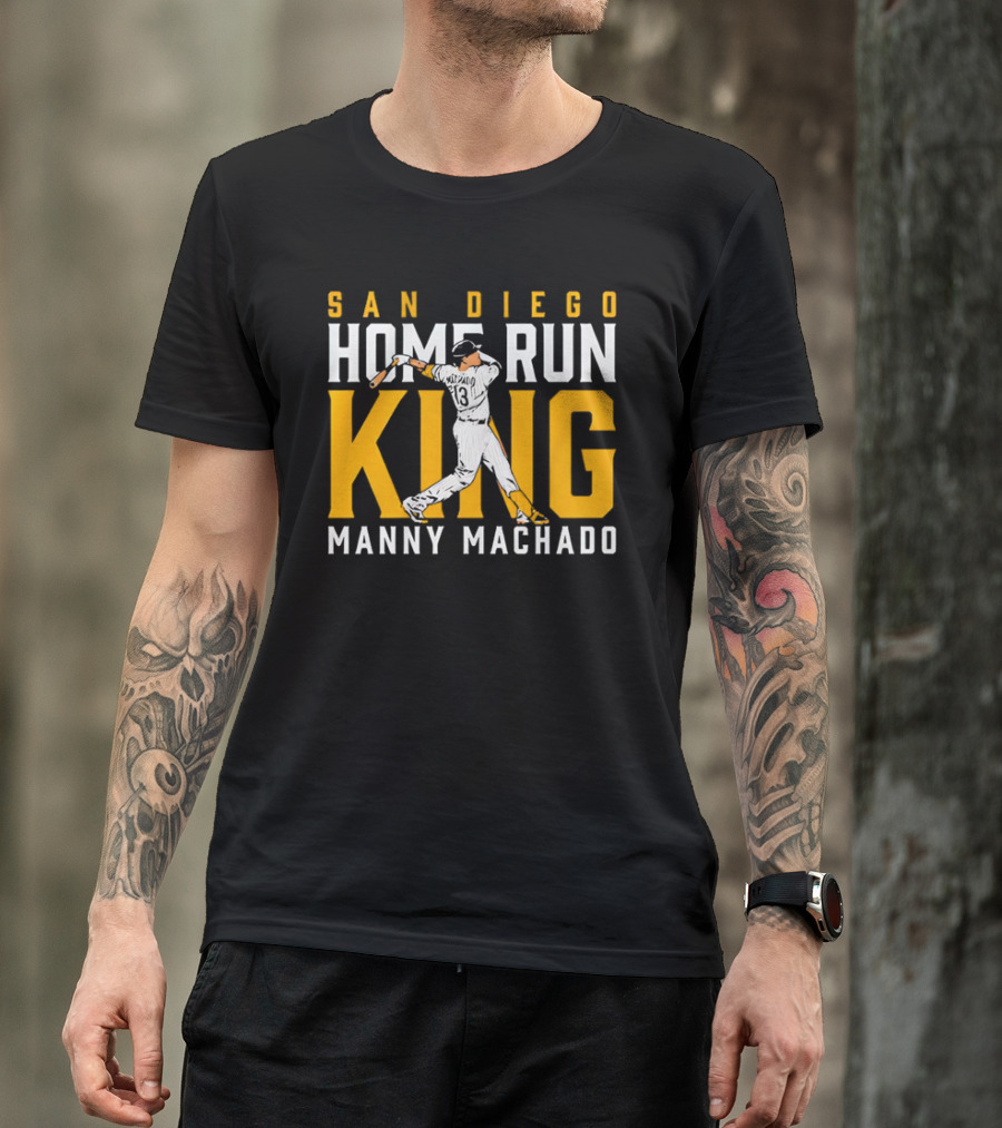 San Diego Home Run King Manny Machado Vintage T-Shirt