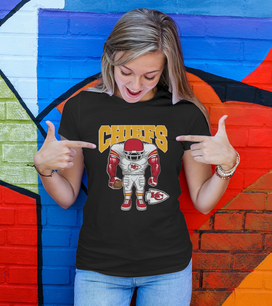Kansas City Chiefs Brute Squad Football Player T-Shirt