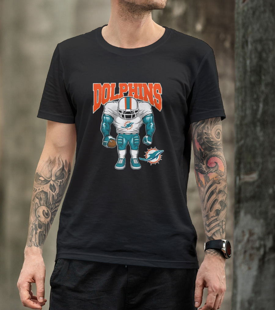 Miami Dolphins Brute Squad NFL Football Player T-Shirt