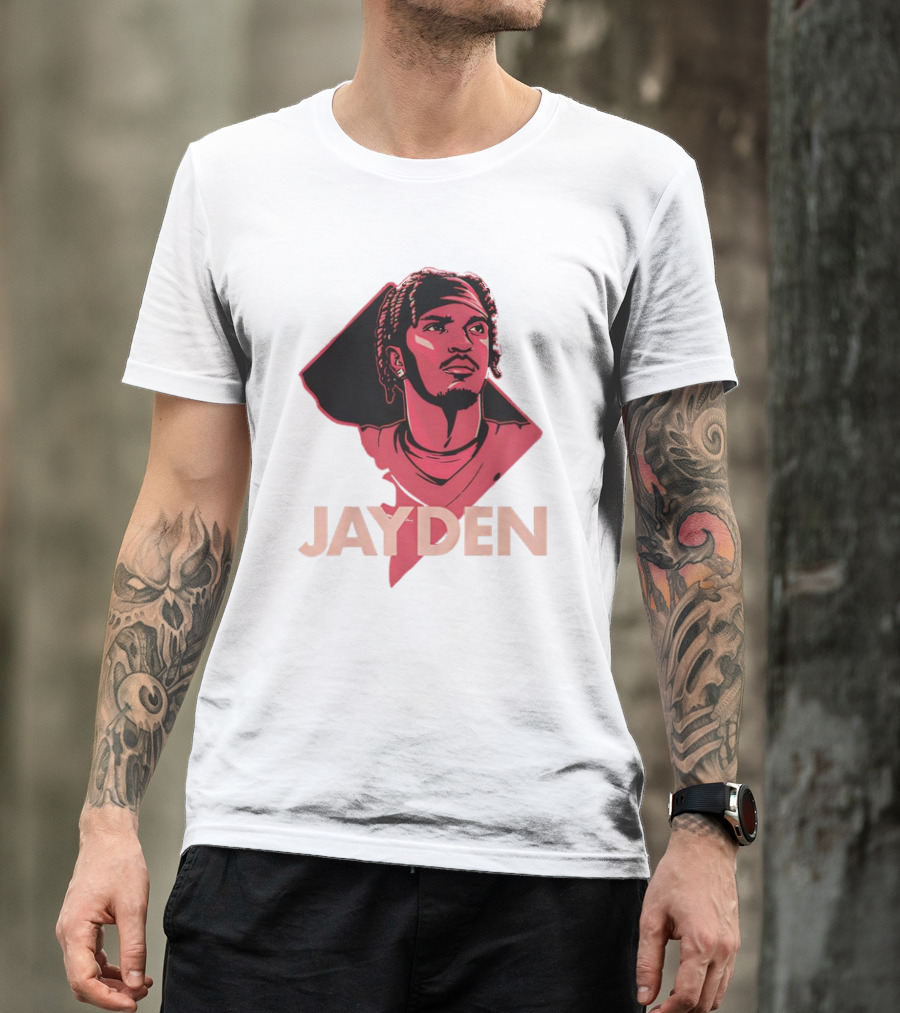 Jayden Daniels Washington Commanders Patriot T-Shirt
