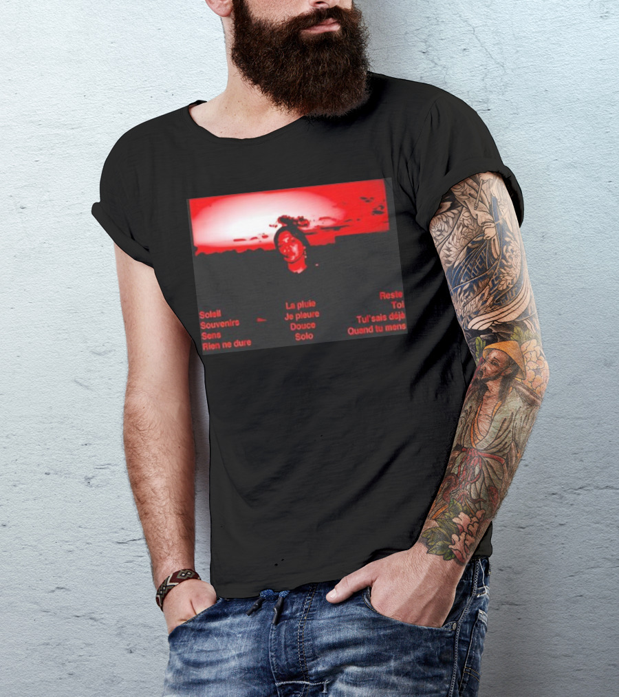 Manches Longues Solo Retro Soleil Souvenire Rien Ne Dure La Pluie Je Pleure Quand Tu Mens T-Shirt