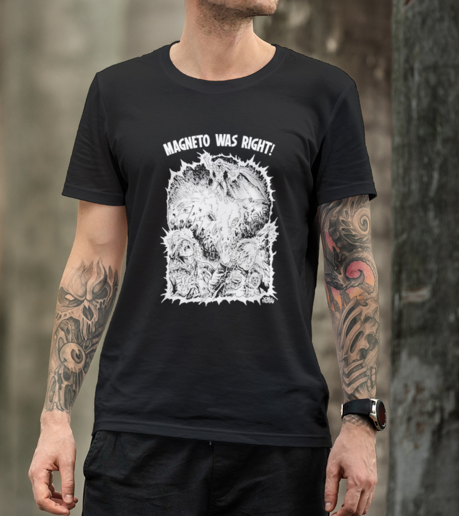 Magneto Was Right Punk Anime T-Shirt