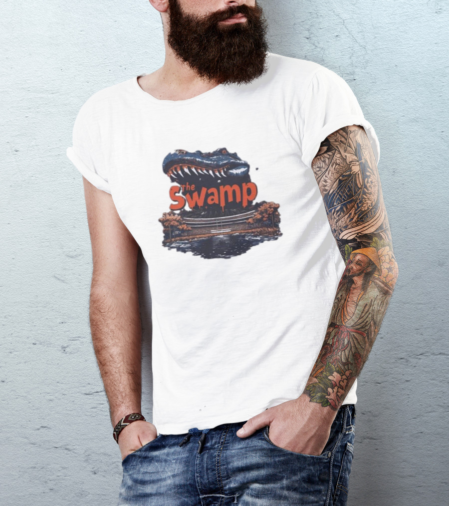 Florida Gators The Swamp Vintage Stadium Alligator T-Shirt