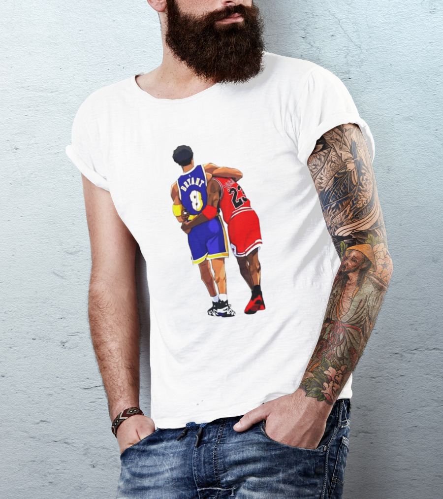Bryant Los Angeles Lakers 8 And Jordan Chicago Bulls 23 Together Forever T-Shirt