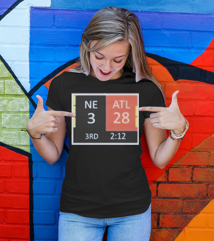 Tom Brady Greatest Comeback NE 3 ATL 28 3rd 2:12 T-Shirt