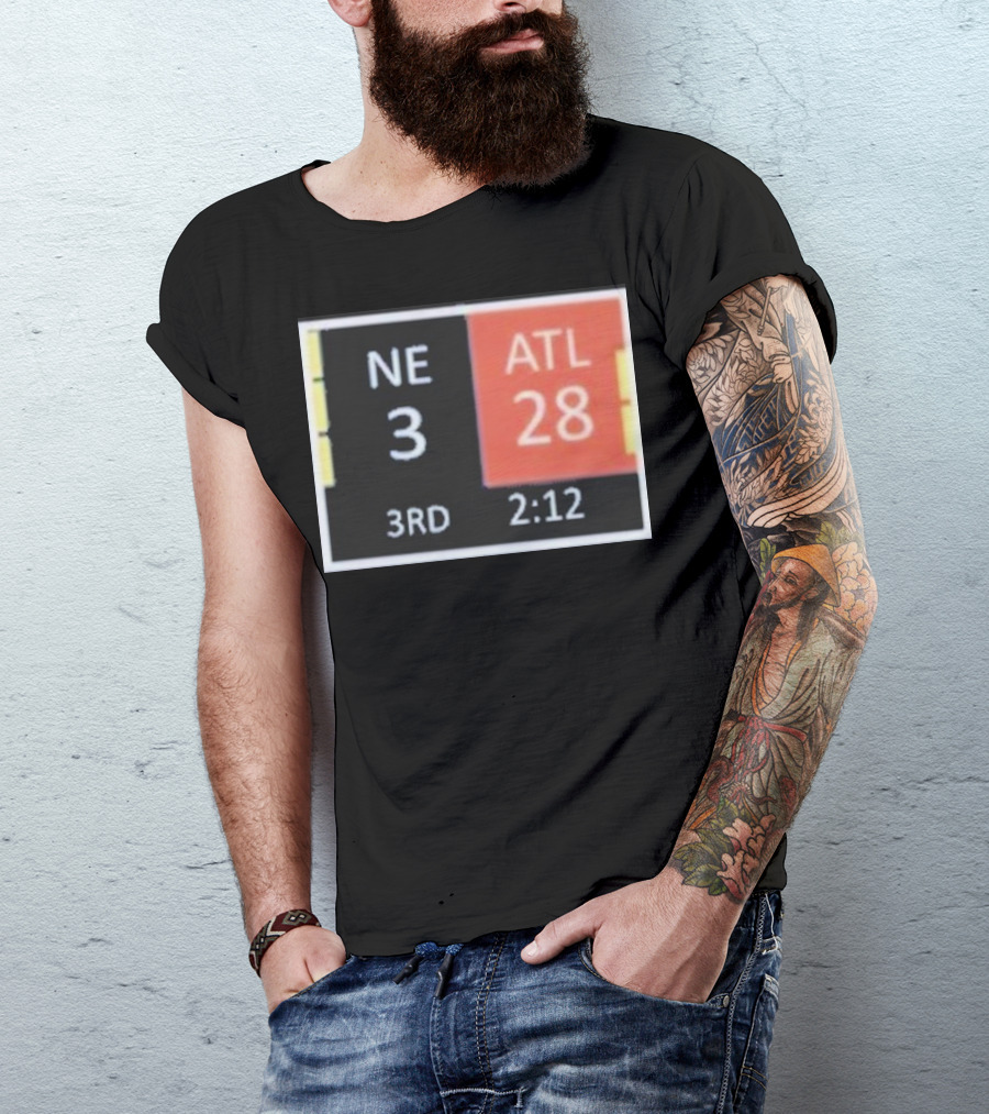 Tom Brady Greatest Comeback NE 3 ATL 28 3rd 2:12 T-Shirt