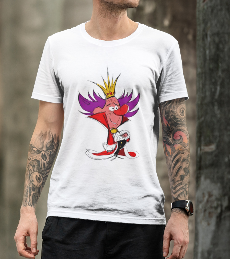 Disney Villains Cartoon Queen Of Hearts T-Shirt