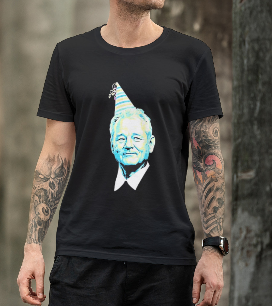 Retro Birthday Party Hat Bill T-Shirt