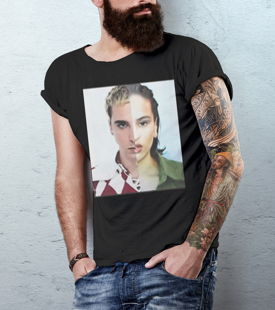 Rosalia Omega Split Face Artistic T-Shirt