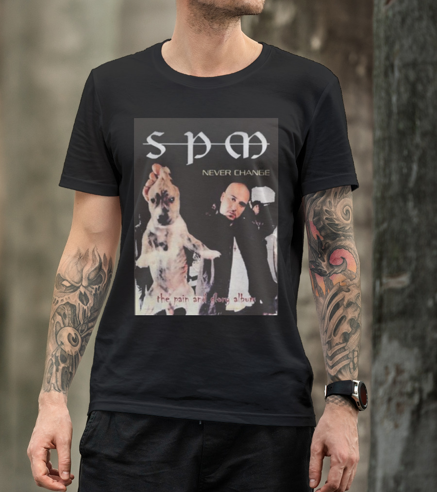 SPM Never Change The Pain And Glory Album T-Shirt