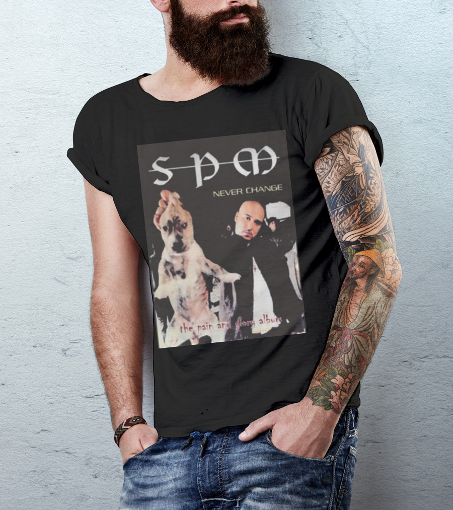 SPM Never Change The Pain And Glory Album T-Shirt