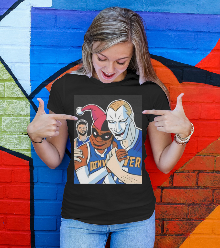 Jokic Russ Jokic Russell Westbrook Denver Nuggets Basketball Jokic Comic T-Shirt