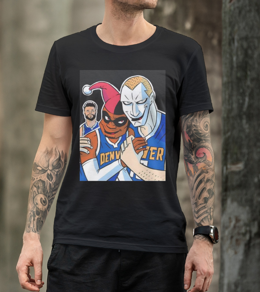 Jokic Russ Jokic Russell Westbrook Denver Nuggets Basketball Jokic Comic T-Shirt