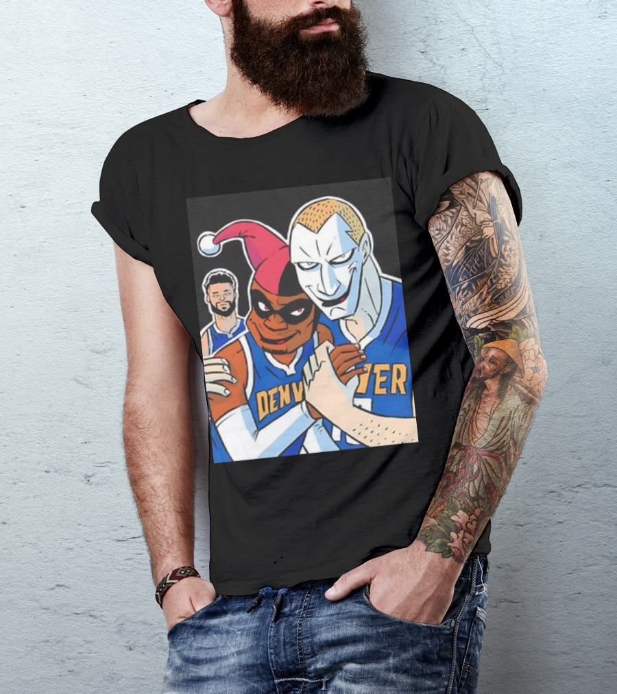 Jokic Russ Jokic Russell Westbrook Denver Nuggets Basketball Jokic Comic T-Shirt