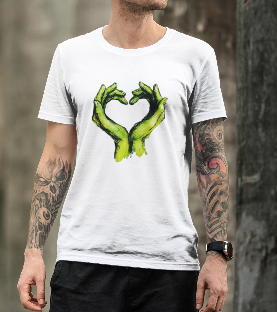 Green Hands Heart Love T-Shirt