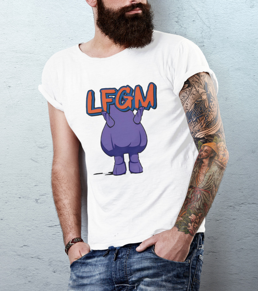 New York Mets Grimace LFGM T-Shirt