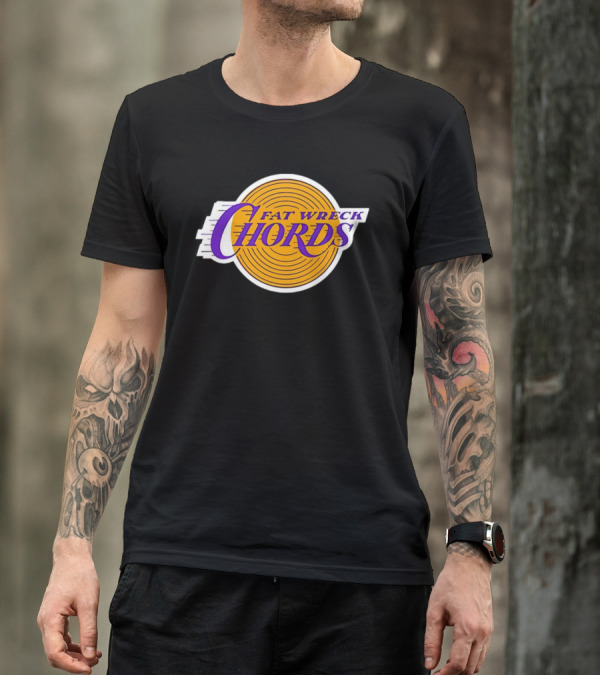 Los Angeles Lakers Fat Wreck Chords Logo San Pedro T-Shirt