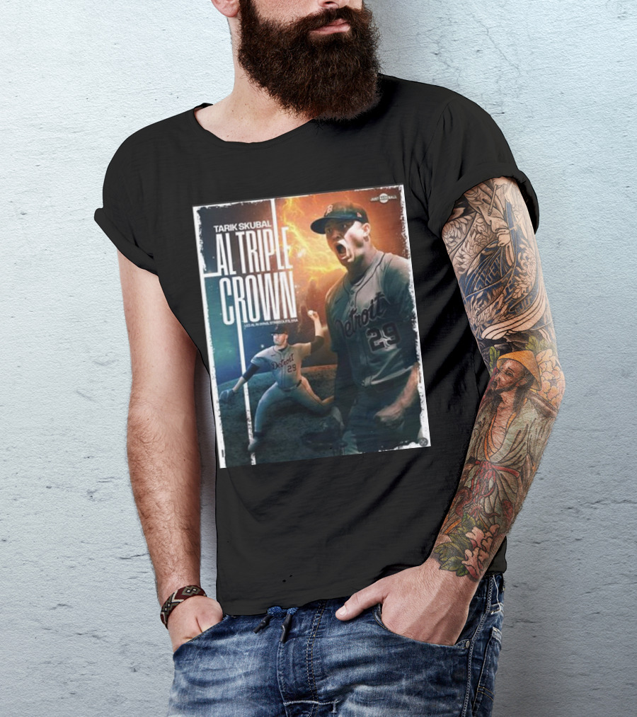 TARIK SKUBAL DETROIT 29 AL TRIPLE CROWN T-Shirt