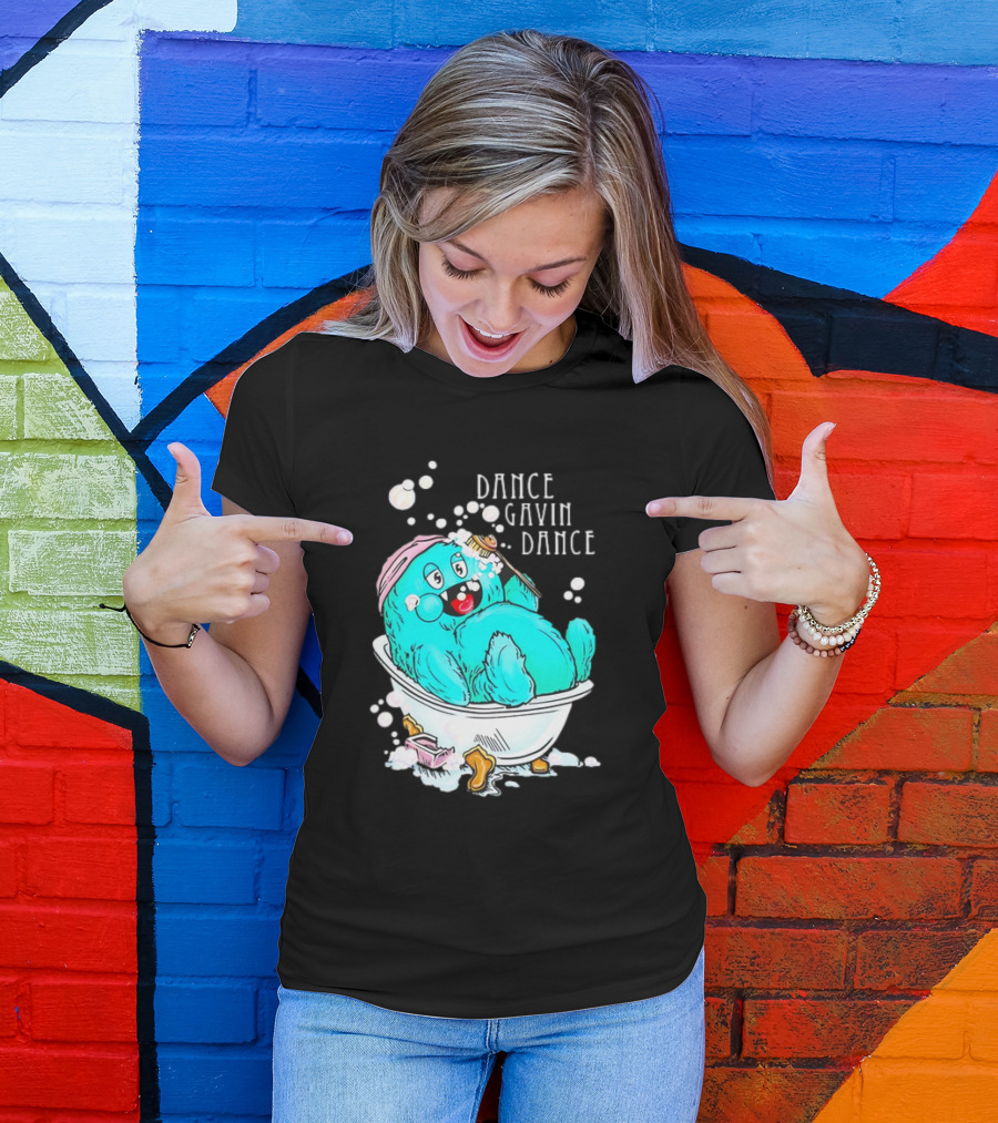 Dance Gavin Dance Band Happy Gobby In Bathtub T-Shirt