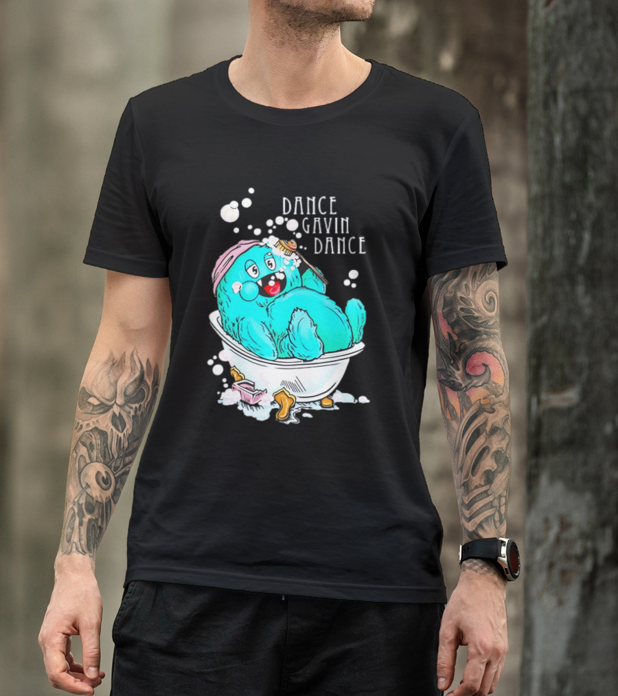 Dance Gavin Dance Band Happy Gobby In Bathtub T-Shirt