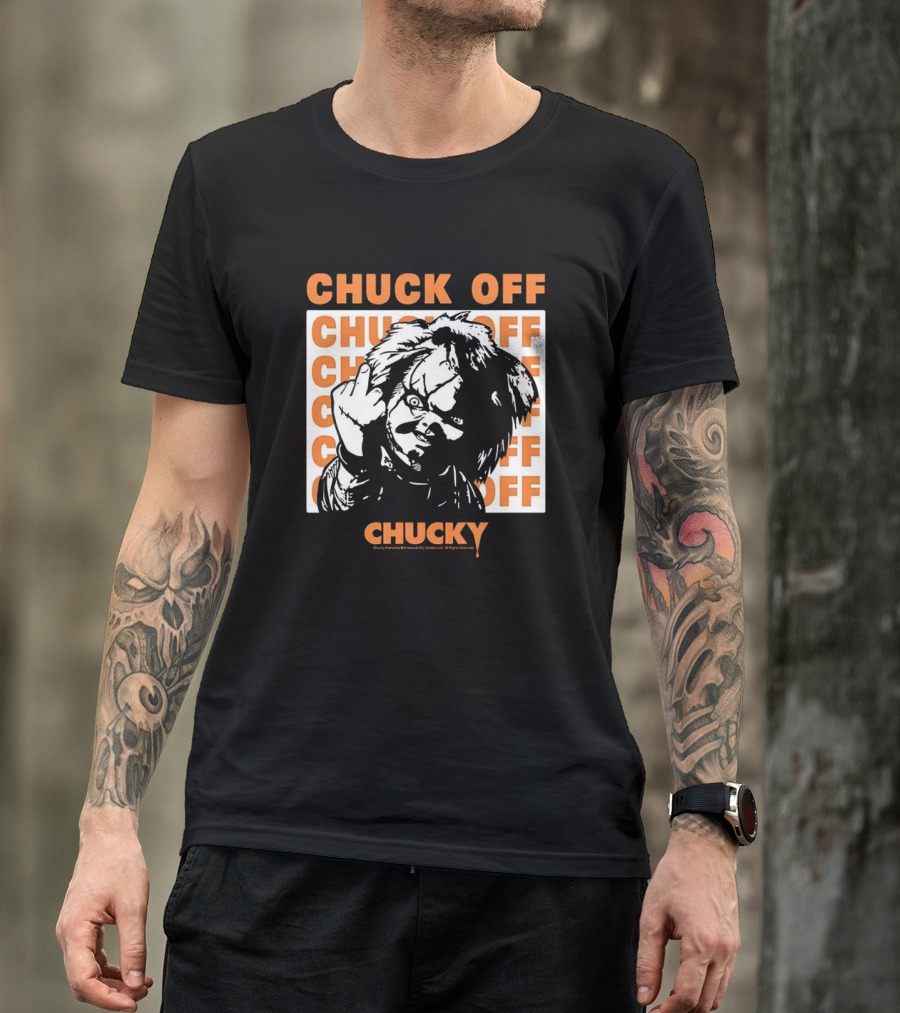 Riot Society Chucky Chuck Off Horror Icon Rebellion T-Shirt