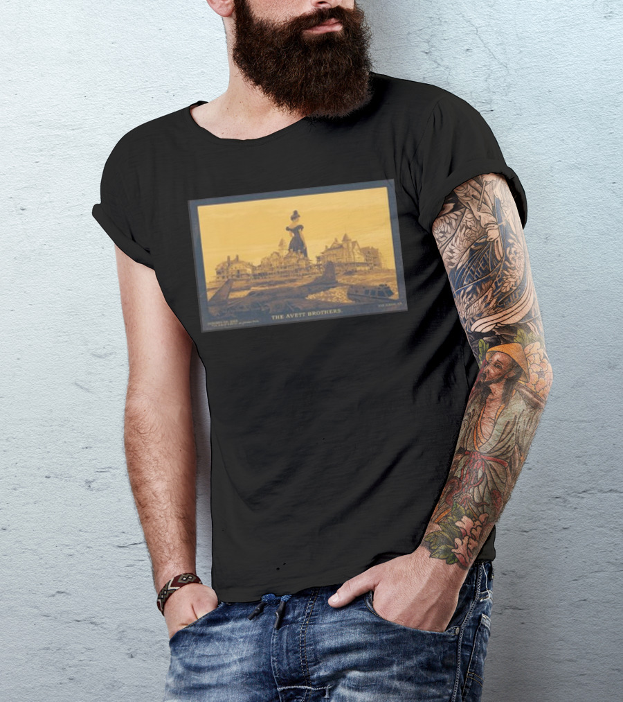 The Avett Brothers Historic Hotel Silhouette Rady Shell Jacobs Park San Diego October 06 T-Shirt