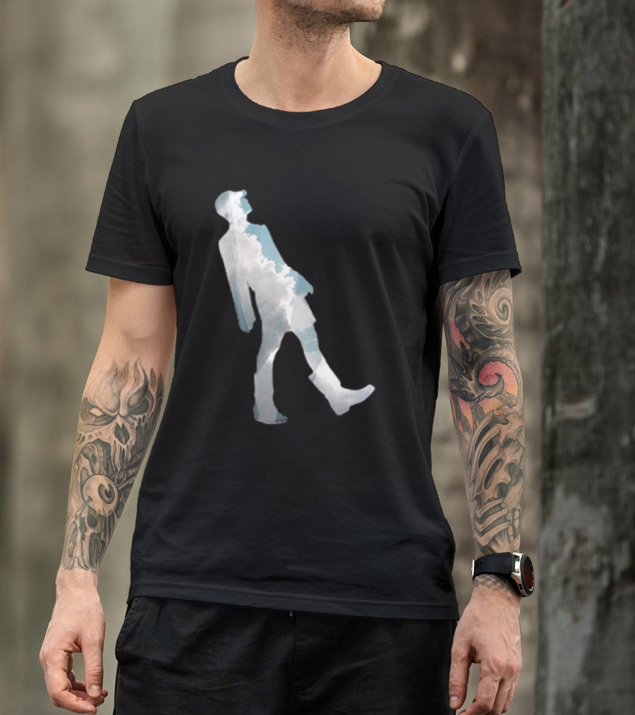 Woosung 4444 Cloud Silhouette Stroll T-Shirt
