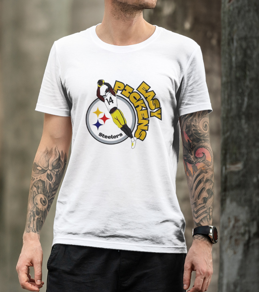 Easy Pickens Steelers Pittsburgh Football Dog Pet T-Shirt