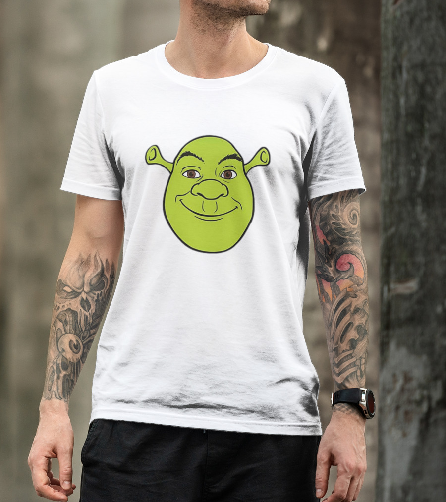 Shrek Big Face Smile Iconic Character Recognition T-Shirt