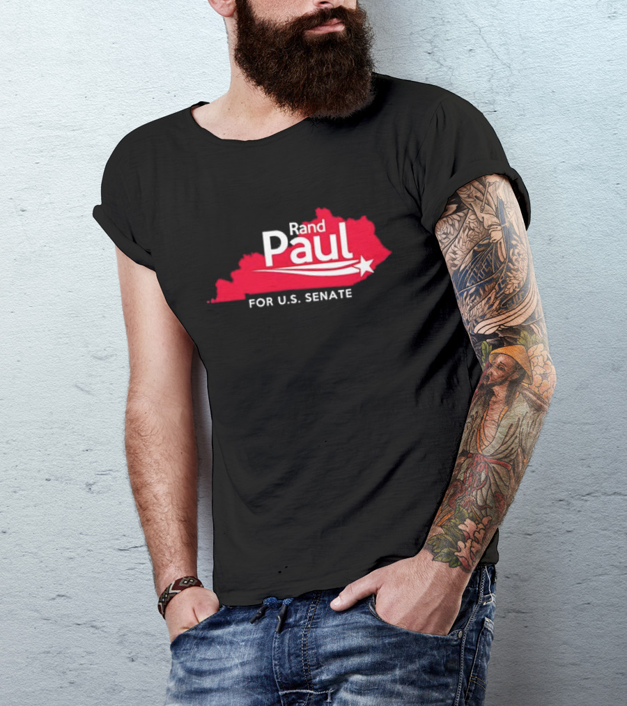 Rand Paul For U.S. Senate Kentucky Map Campaign T-Shirt