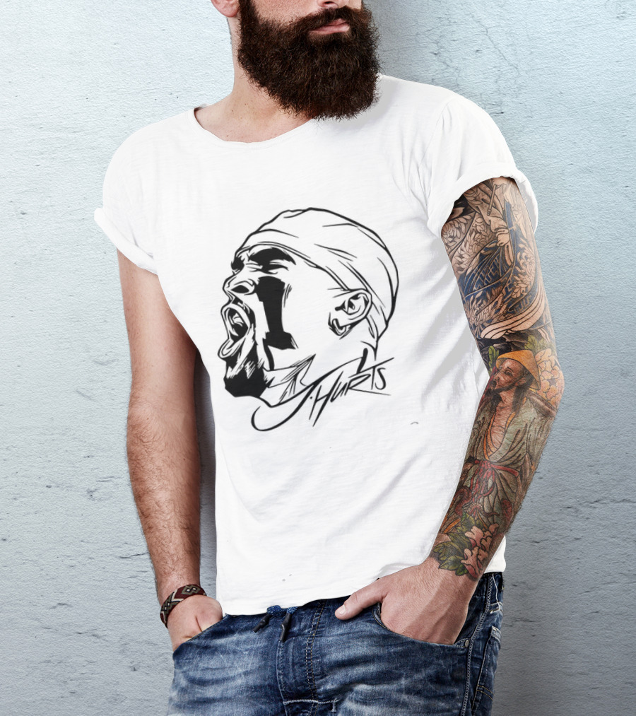 Jalen Hurts Philadelphia Eagles Scream T-Shirt