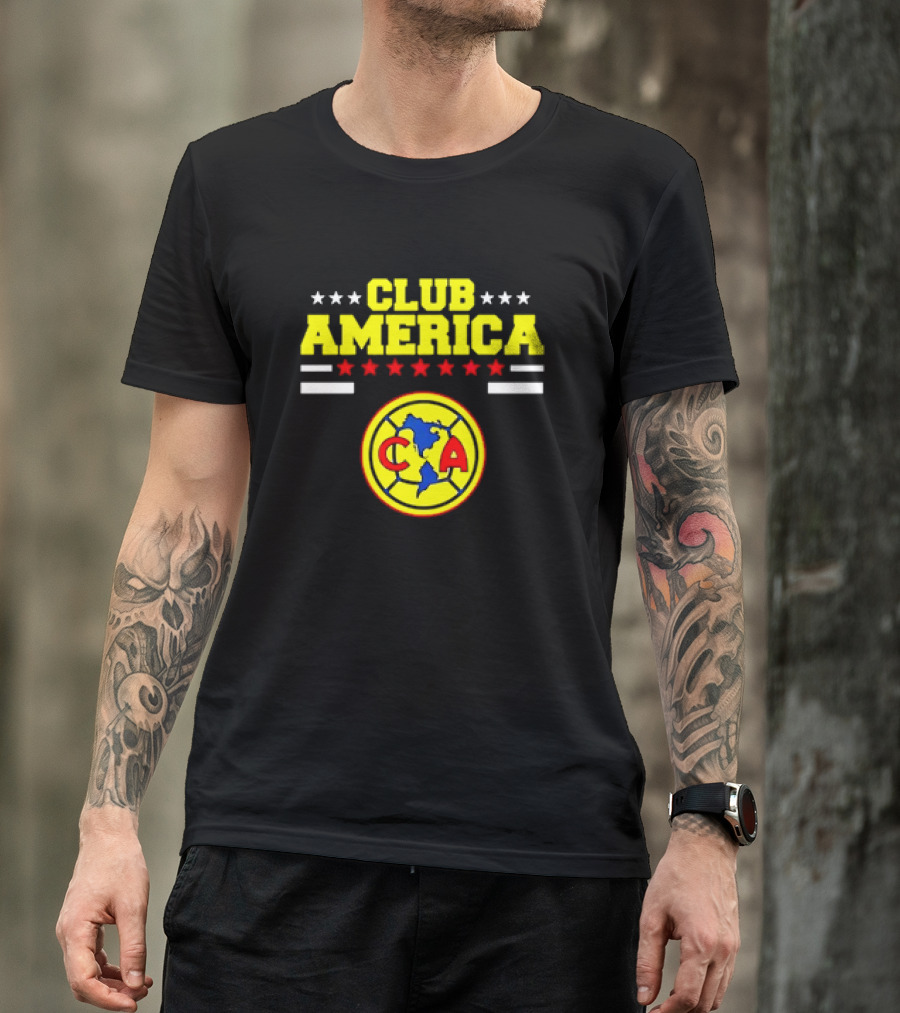 Club America Stars And Stripes Exclusive Collection CA T-Shirt