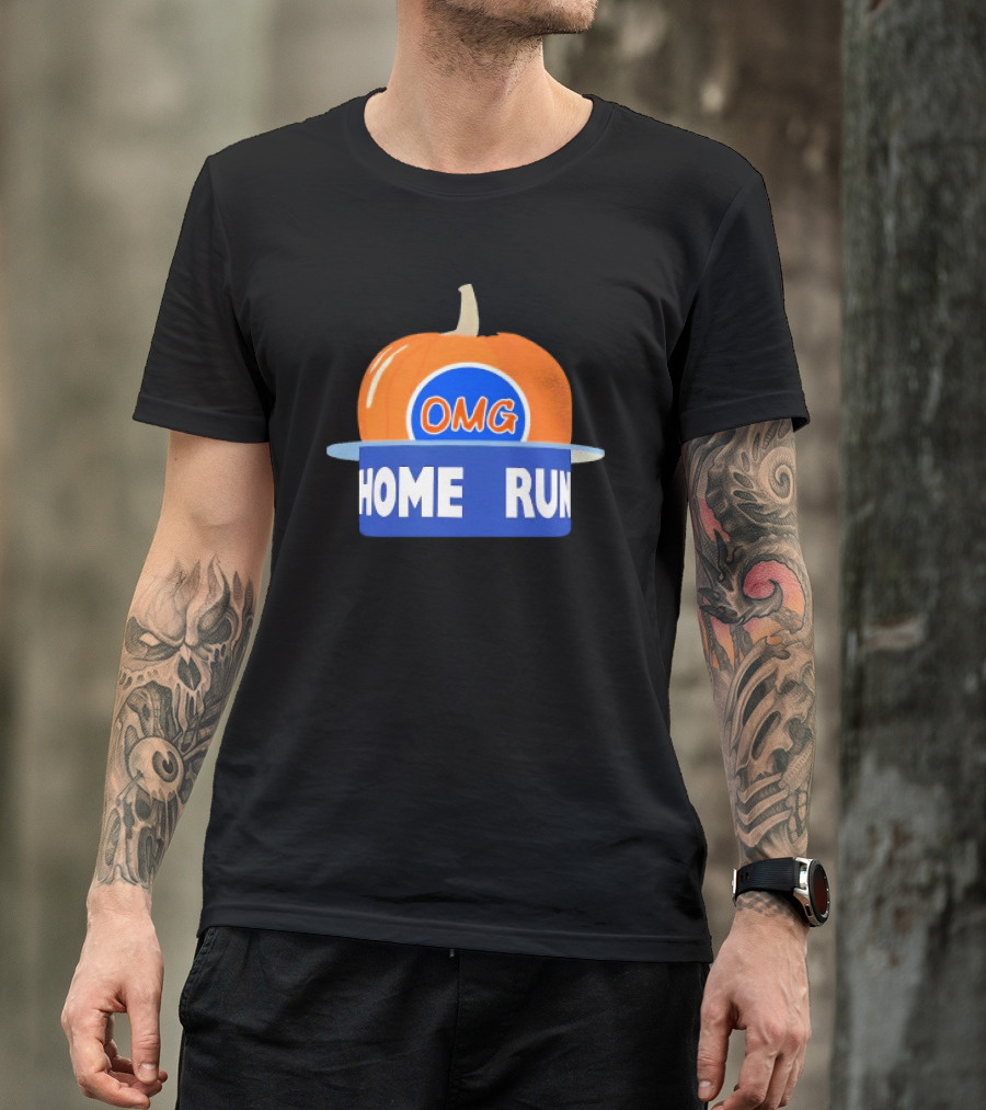 Playoff Pumpkin OMG Home Run New York T-Shirt