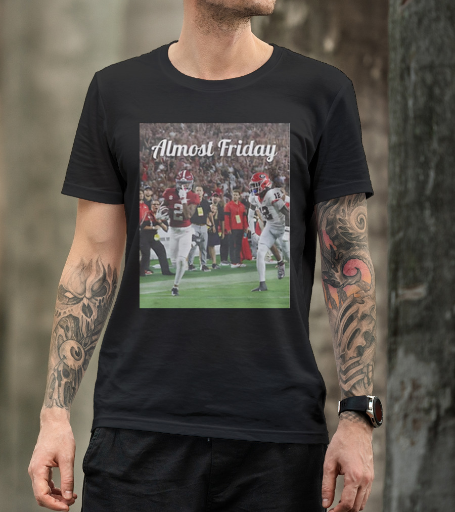 Almost Friday Ryan Williams Alabama Football Action T-Shirt